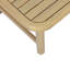 Ensemble de causeuse et de table basse en bois d'acacia moderne d'extérieur Meriton avec dossier en rotin PE-131927874