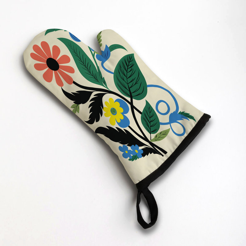 Bloom Vibe Oven Mitt Cotton Twill