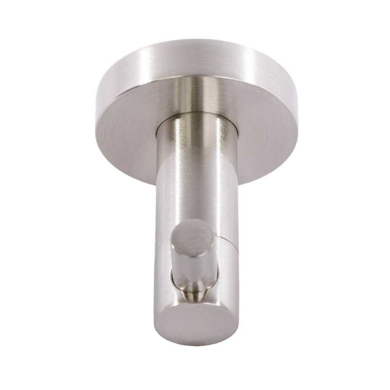 Ensemble de crochets muraux 2 pièces Venezia, Nickel brossé