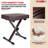 5 Core Keyboard Bench 3" Padded Cushioned Piano Stool Height Adjustable Guitar Seat Folding Portable-221167320
