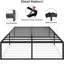 Base de lit en métal durable, plateforme robuste-1023923301