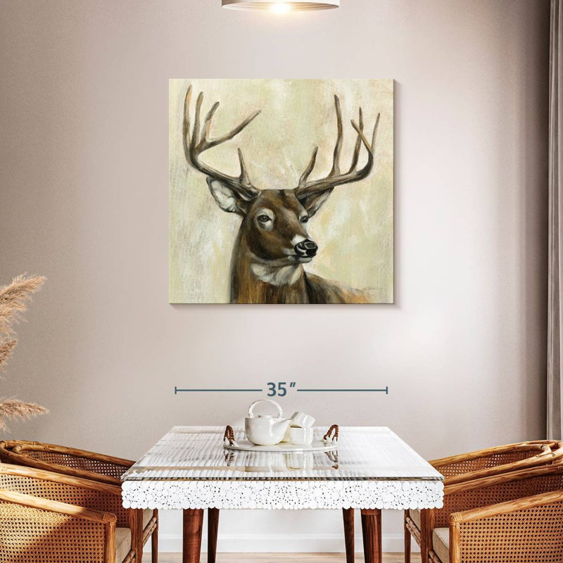 Crowle Bronze Deer, 36" H x 36" W