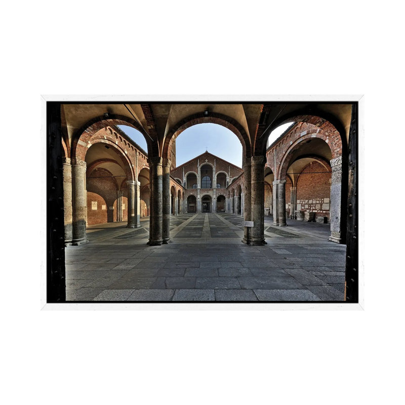 Basilica Di Sant'Ambrogio In Milan, Italy II Romanic Style by Alessandro Della Torre - Gallery-Wrapped Canvas Giclée on Canvas