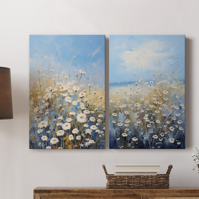 Toile tendue FLORAL Series V-Premium Gallery - Prêt à accrocher