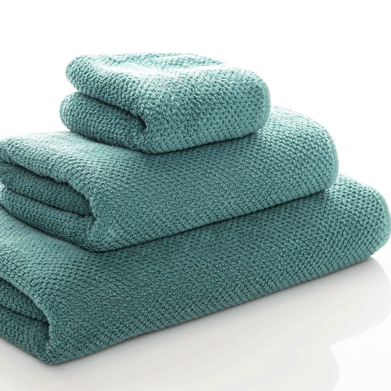 Bee Waffle Waffle Hand Towel, Deep Sea