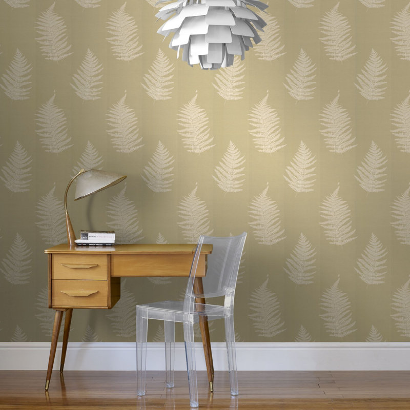 Verdant 10m L x 52cm W Wallpaper Roll, Green
