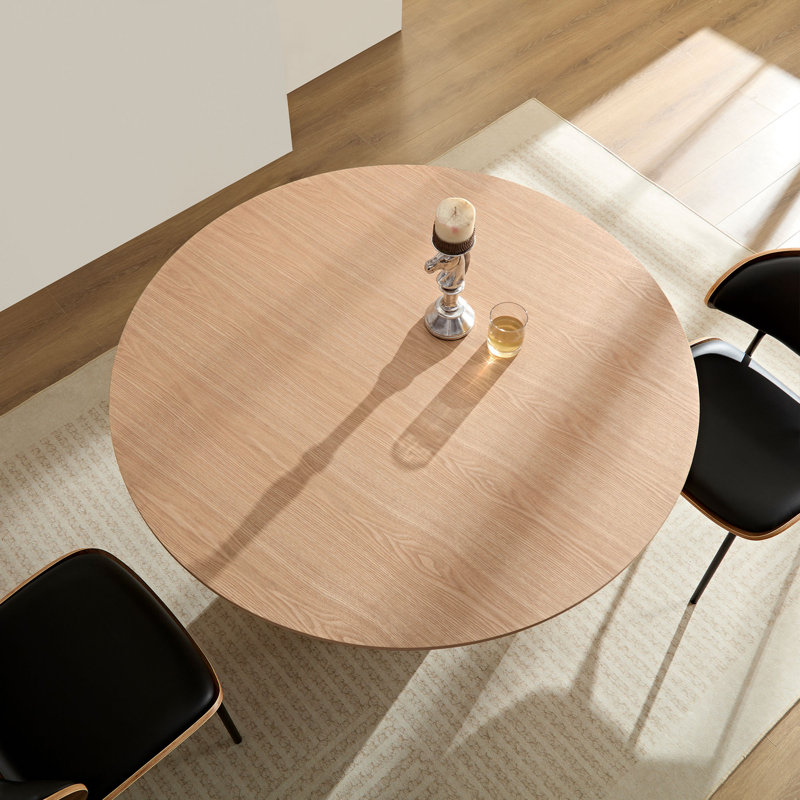 Table de salle à manger Anae, Chêne, H 29,5 po x L 47,25 po x l 47,25 po