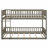Modern Bunk Bed with Convenient Ladder and Safety Guardrails-899420872