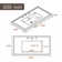 Myhomekeepers 18.03'' Ceramic Rectangular Bathroom Sink
