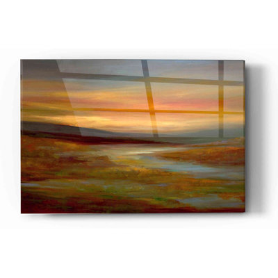 «Evening Sky» par Sheila Finch, art mural en verre acrylique