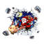 PVC Santa Claus Wall Sticker