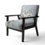 Chaise avec accoudoirs rembourrée Apple Blossom Harmony