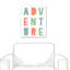 Lettre d’aventure, monogrammes et nom Alderete