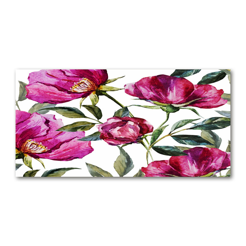 Pink Peonies - Wrapped Canvas Print