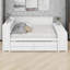 Lit de jour double avec tablettes de rangement, tiroirs, lit gigogne, station de charge, lumière DEL, bureau et armoire-1134053584
