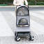 Poussette pliante standard avec support amovible