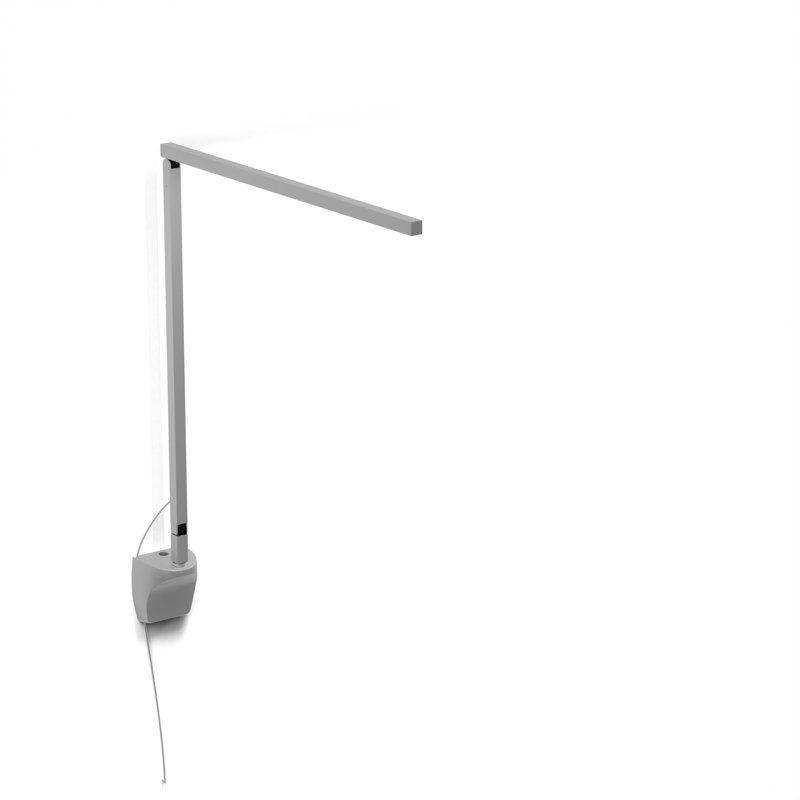Z-Bar Gen 4 Solo PRO LED Desk Lamp Gen 4 with Wall Mount, Silver