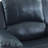 Charlotte Midnight Blue Leather Gel Glider Recliner