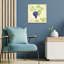 «Fresh Blue Green Grapes Organic Rustic Vibrant Fruit Landscape Art», art mural-129003729