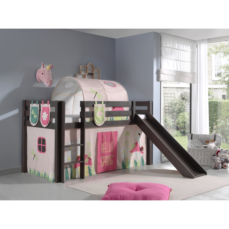Escalera Loft Bed, 90 x 200 cm, Beige, Premium