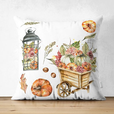 Volarus Indoor / Outdoor Floral Square Throw Cushion Cover
