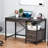 Metal Base Computer Desk