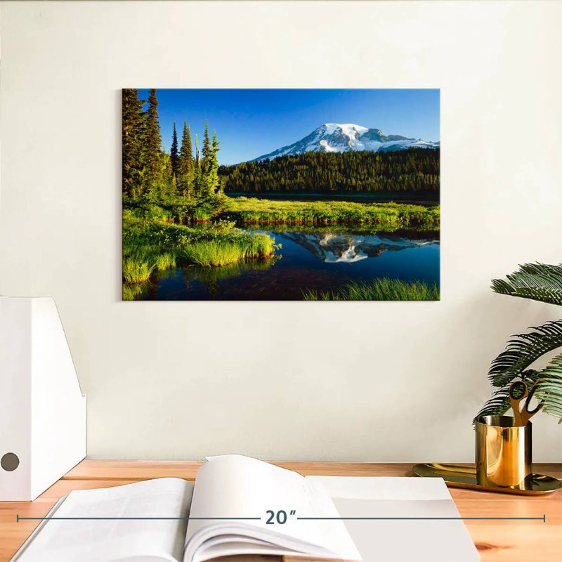 Alvord Mt. Rainier Reflection, 8" H x 12" W