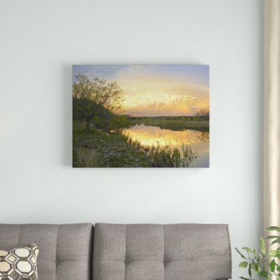 Storm Clouds Over South Llano River' Photographic Print on Canvas -  East Urban Home, URBH7808 38404714