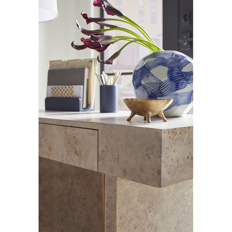 Sloane Writing Desk, Light Gray Burl