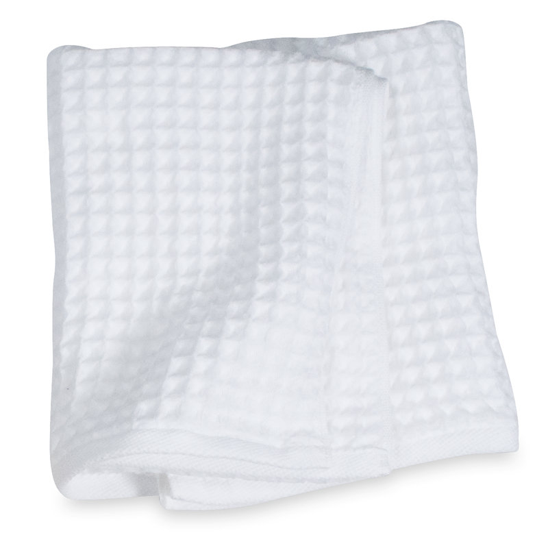 Air Waffle Waffle Hand Towel, White