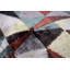 Velvet Geometric Lumbar Pillow Cover & Insert