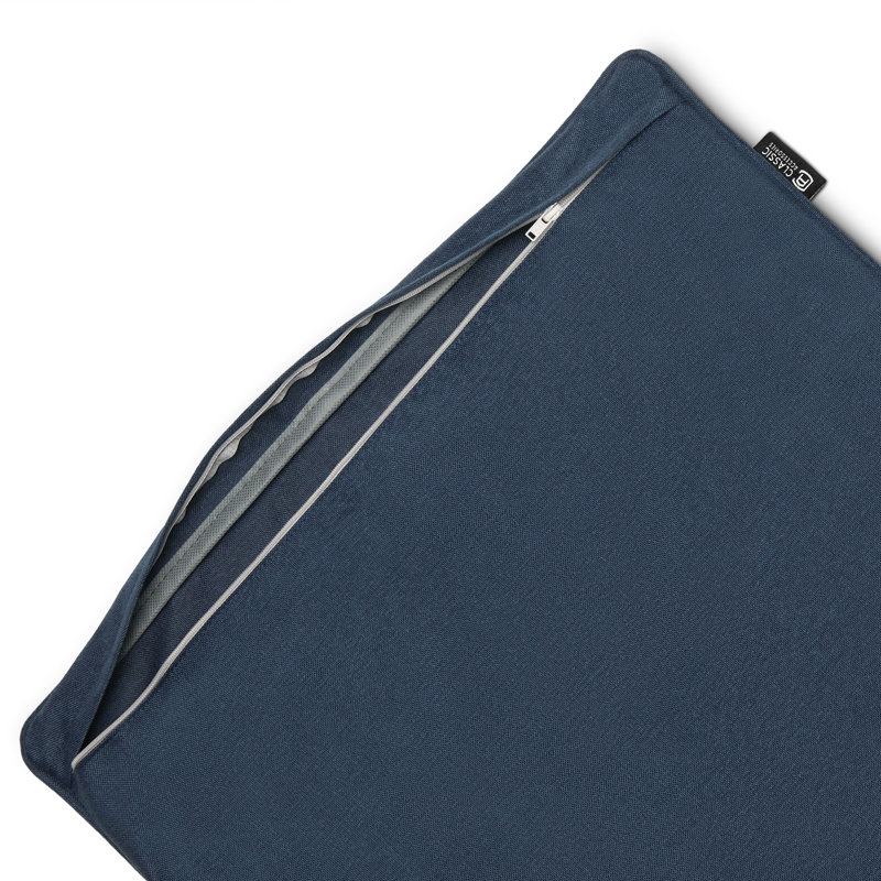 Montlake Outdoor Throw Pillow, Heather Indigo