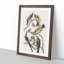 Flycatcher Birds by John Audubon - Picture Frame Painting Print-55576237-55576239