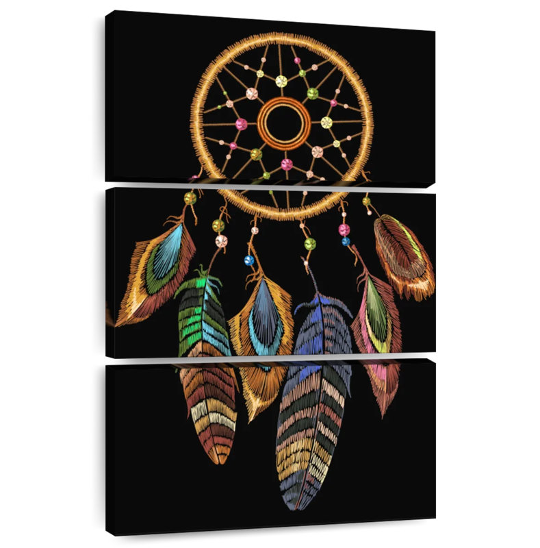 Kerner Embroidered Dreamcatcher, 50" H x 32" W