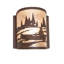 1 - Light Flush Mounted Sconce