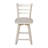 Delmontez Swivel Solid Wood Counter Stool-43807966