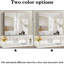 Armoire de rangement pour miroir de salle de bain 32 po x 28 po, structure en aluminium, étagère réglable, imperméable, rangement argenté contre la corrosion, compartiments de grande capacité, formaldéhyde