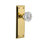 New York Plate with Crystal Door Knob