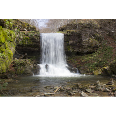 Majestic Waterfall - Wrapped Canvas Print