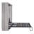 Gray Full Size Bed With Cabinet Storage - & Space Saving Solution Space Cabinet, Stable Frame User-