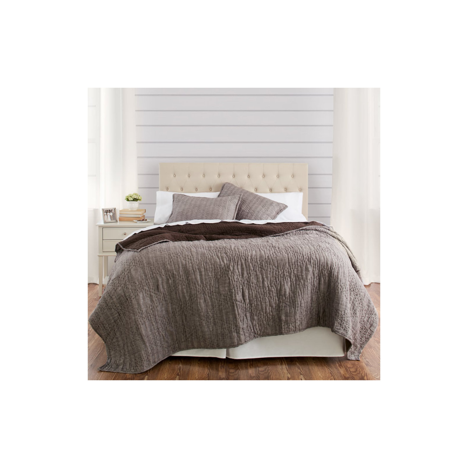 Arteta Linen Blend Quilt, Twin