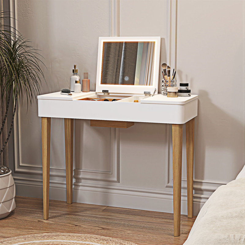 Table de coiffeuse avec lumières