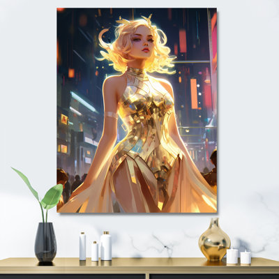 " Cyberpunk Urban Tokyo Glorious Goddess I "