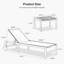 Chaise longue d'extérieur avec table Reivo-1236226325