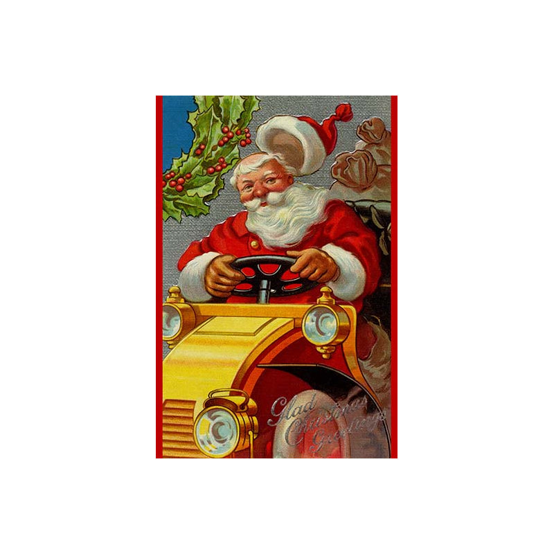 « heureux christmas greetings », impression, H 66 po x l 44 po x P 1,5 po