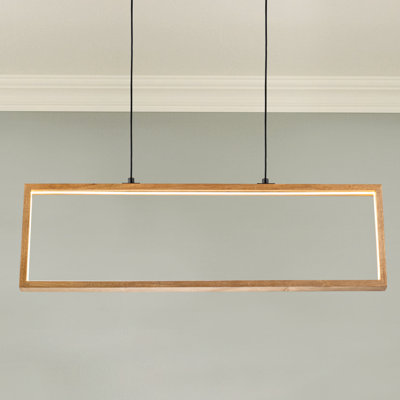 Azeneth - Light Natural LED Square/Rectangle Pendant