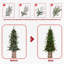 Arbre de Noël vert 4 pi pré-éclairé