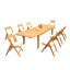 Surfliner Outdoor 9 - Piece Teak Dining Set