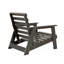 Chaise avec accoudoirs avec coussins amovibles Leisuremod-105511585