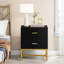 Table de chevet en fer avec 2 tiroirs-31198633-61191863